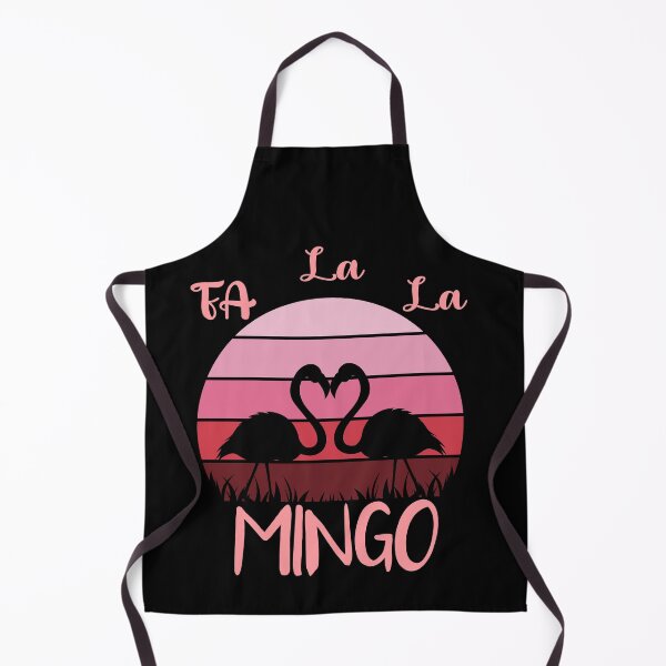 Item preview, Fa la la Mingo Retro Vintage Flamingo Love designed and sold by MediTees.