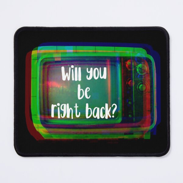 Item preview, Retro Television Will you be Right Back? designed and sold by wildjellybeans.
