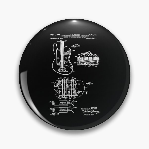 Item preview, Lover Engineering Drawing Guitar Patent Print 1964 - Vintage Musical Instruments designed and sold by CNTankdesign.