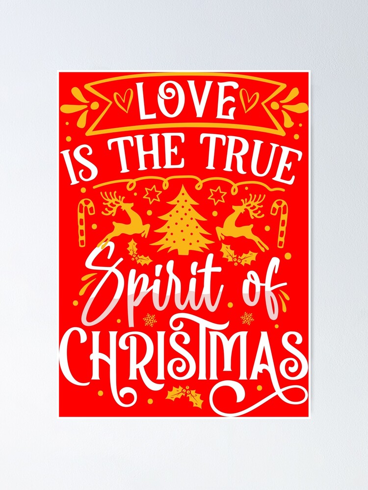 "Christmas, Spirit of christmas" Poster for Sale by KriviArt Redbubble
