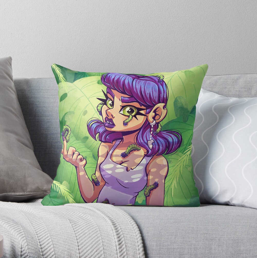 Item preview, Throw Pillow designed and sold by Bratzoid.