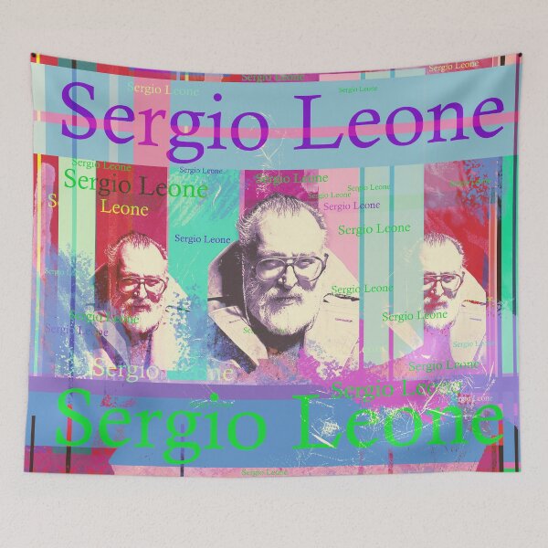 Artikelvorschau, Regisseur Sergio Leone, ästhetisches Porträt entworfen und verkauft von Mauswohn.