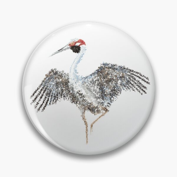 Item preview, Brolga Pointillism Dot Art designed and sold by lokilovesart.