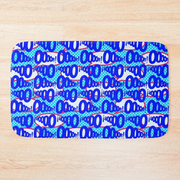 Item preview, oooff red and blue classic comicbook style typography  designed and sold by Fashionmonger.