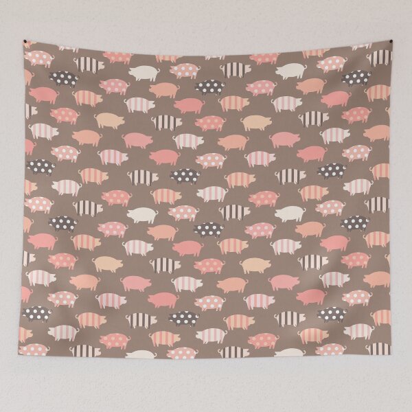 Item preview, Cute Pink Pig designed and sold by AlysaWithArt.