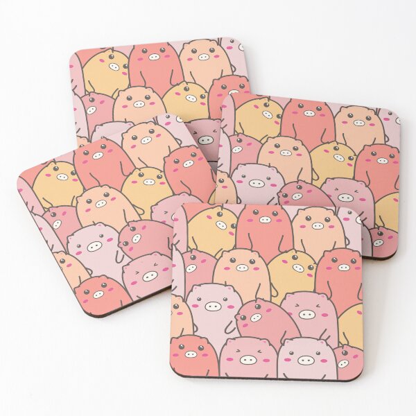 Item preview, Cute Pigs Lineup designed and sold by AlysaWithArt.