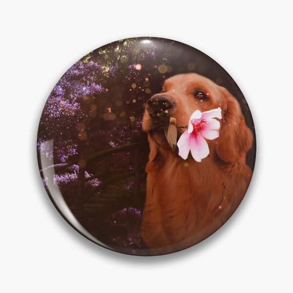 Item preview, flowers and a dog designed and sold by HoudHoud-art.