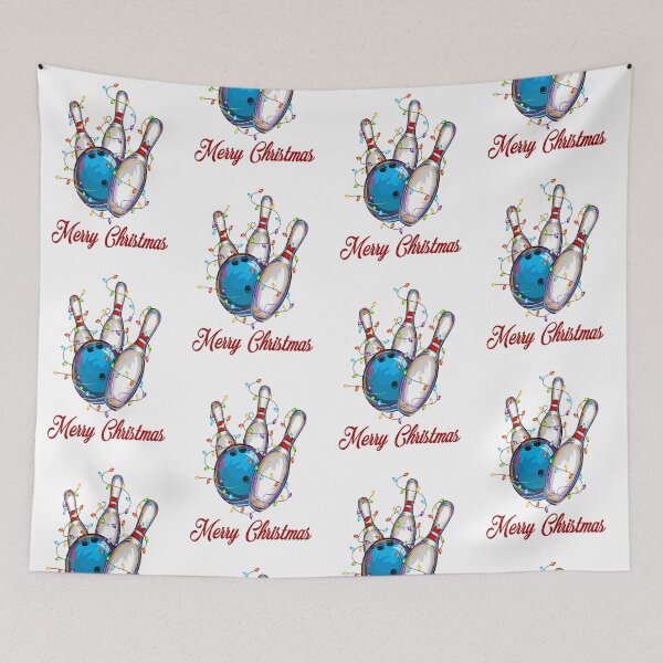 Item preview, Merry Christmas Bowling designed and sold by AlysaWithArt.