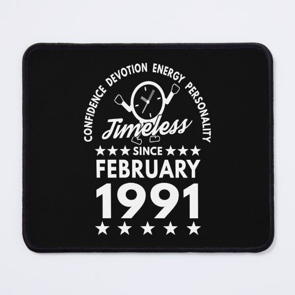 Item preview, February Birthday Timeless Person - 1991 - White Text designed and sold by MoonsmileProd.