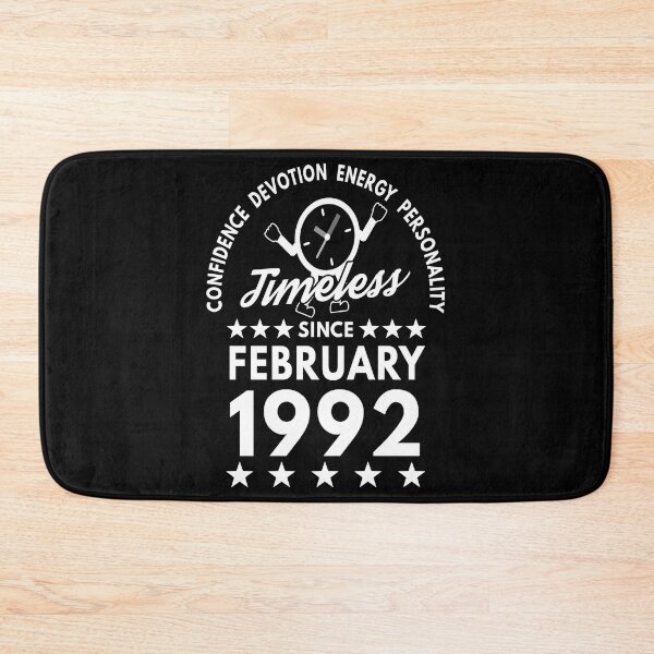 Item preview, February Birthday Timeless Person - 1992 - White Text designed and sold by MoonsmileProd.