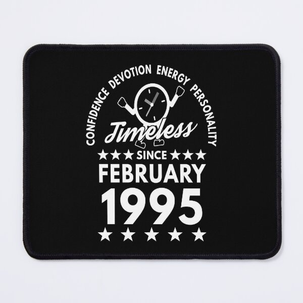 Item preview, February Birthday Timeless Person - 1995 - White Text designed and sold by MoonsmileProd.
