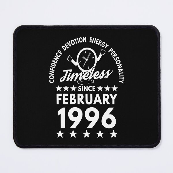 Item preview, February Birthday Timeless Person - 1996 - White Text designed and sold by MoonsmileProd.