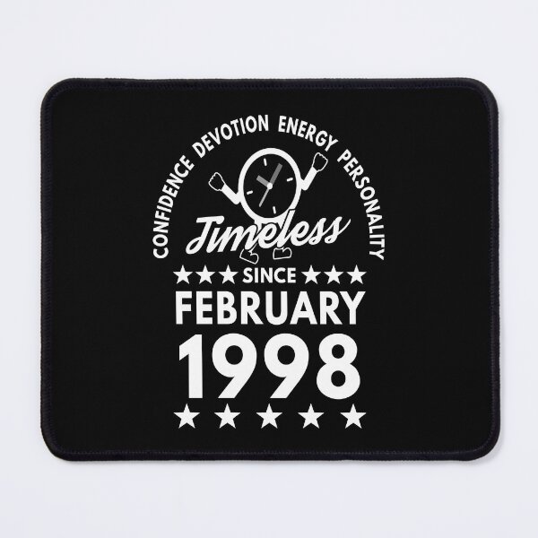 Item preview, February Birthday Timeless Person - 1998 - White Text designed and sold by MoonsmileProd.