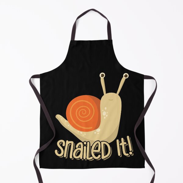 Item preview, Snailed It Nailed It Funny Cute Garden Snail Animal Pun designed and sold by MintedFresh.