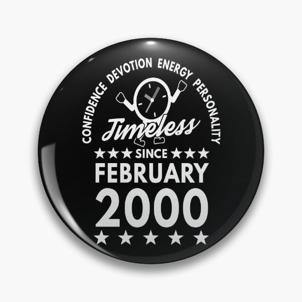 Item preview, February Birthday Timeless Person - 2000 - White Text designed and sold by MoonsmileProd.