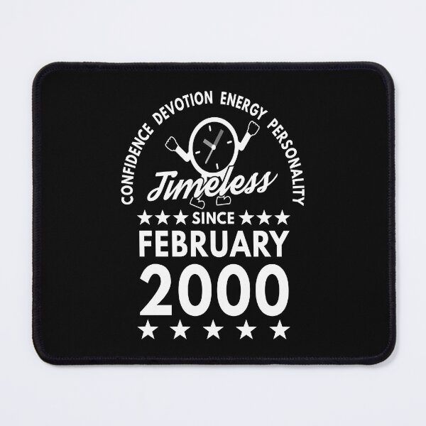 Item preview, February Birthday Timeless Person - 2000 - White Text designed and sold by MoonsmileProd.