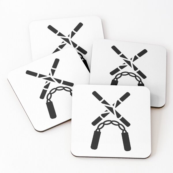 Item preview, Nun Chucks - The kung fu master's weapon of choice! - A cute design for young aspiring fans of martial arts - Available in stickers, clothing, etc designed and sold by crazycollective.