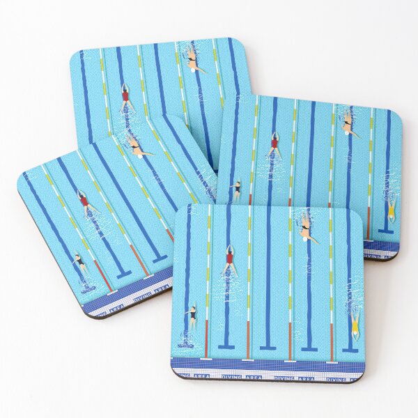 Item preview, Swimming Area designed and sold by AlysaWithArt.