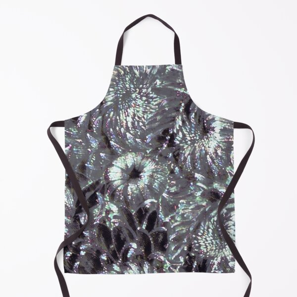 Item preview, chrysanthemums, white, winter flowers, mother-of-pearl, feathers, frost pattern, iridescence, large flowers designed and sold by Maria Mihailova.