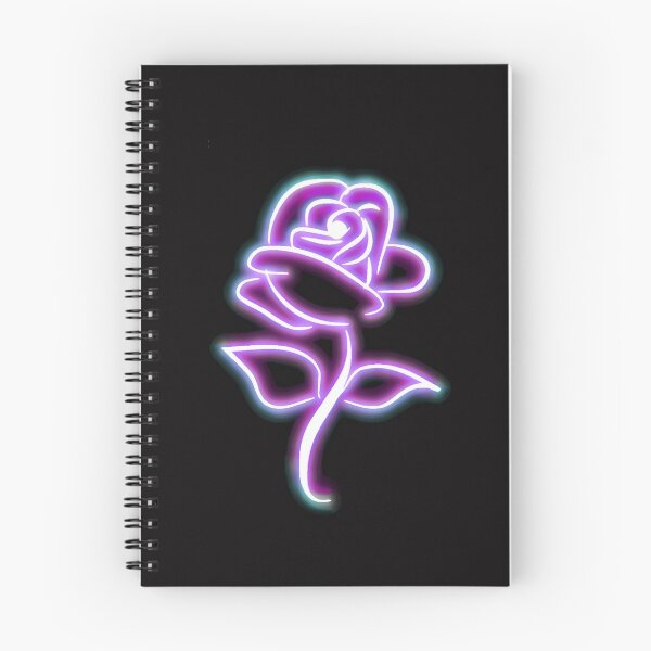 Item preview, Neon purple rose , simple yet appealing design designed and sold by Floradigital.