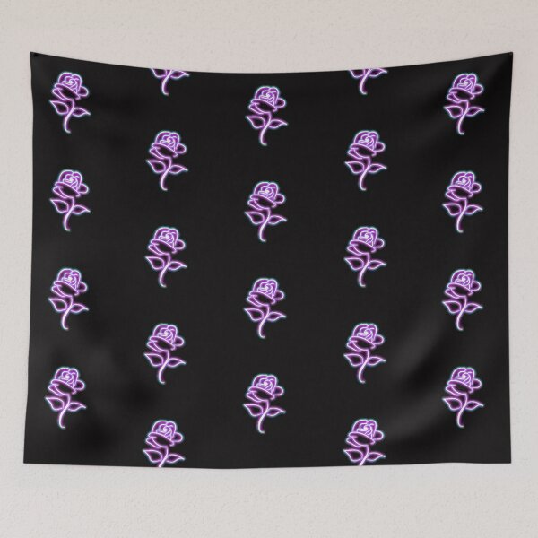 Item preview, Neon purple rose , simple yet appealing design designed and sold by Floradigital.