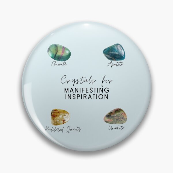 Item preview, Crystals for Manifesting Inspiration designed and sold by mooneko.