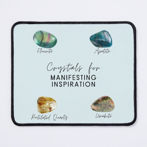 Item preview, Crystals for Manifesting Inspiration designed and sold by mooneko.