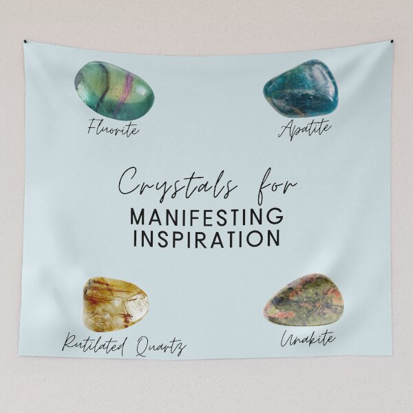Item preview, Crystals for Manifesting Inspiration designed and sold by mooneko.