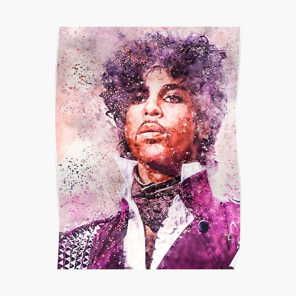 "Prince Poster Watercolour" Poster for Sale by joshuaholub Redbubble