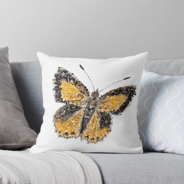Item preview, Eltham Copper Butterfly Pointillism Dot Art designed and sold by lokilovesart.