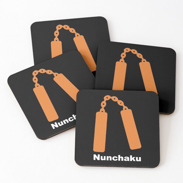 Item preview, Nun Chucks - The kung fu master's weapon of choice! - A cute design for young aspiring fans of martial arts - Available in stickers, clothing, etc designed and sold by crazycollective.