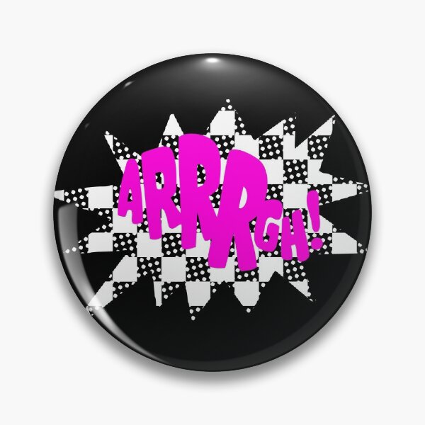Item preview, pink aargh classic comicbook style typography designed and sold by Fashionmonger.
