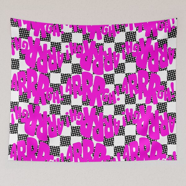 Item preview, pink aargh classic comicbook style typography designed and sold by Fashionmonger.
