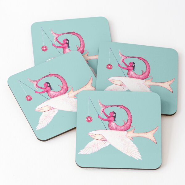 Item preview, Mermaid - Garden of Earthly Delights - Blue designed and sold by karykeppol.
