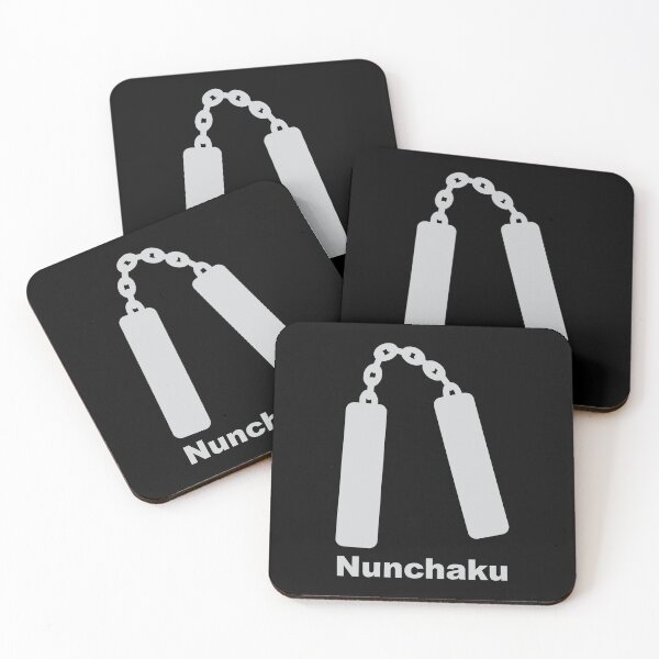 Item preview, Nun Chucks - The kung fu master's weapon of choice! - A cute design for young aspiring fans of martial arts - Available in stickers, clothing, etc designed and sold by crazycollective.