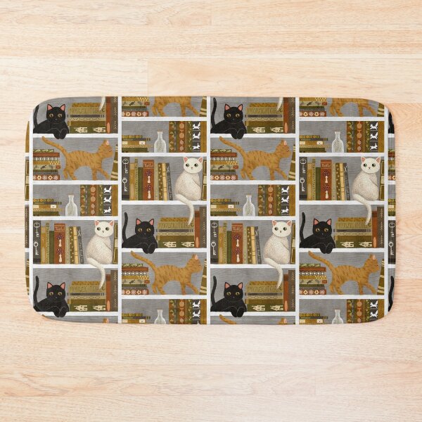 Item preview, Cats On Bookshelf  designed and sold by JaskolArt.