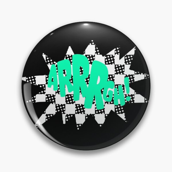 Item preview, mint green aargh classic comicbook style typography designed and sold by Fashionmonger.
