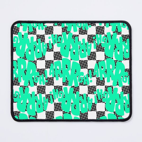 Item preview, mint green aargh classic comicbook style typography designed and sold by Fashionmonger.