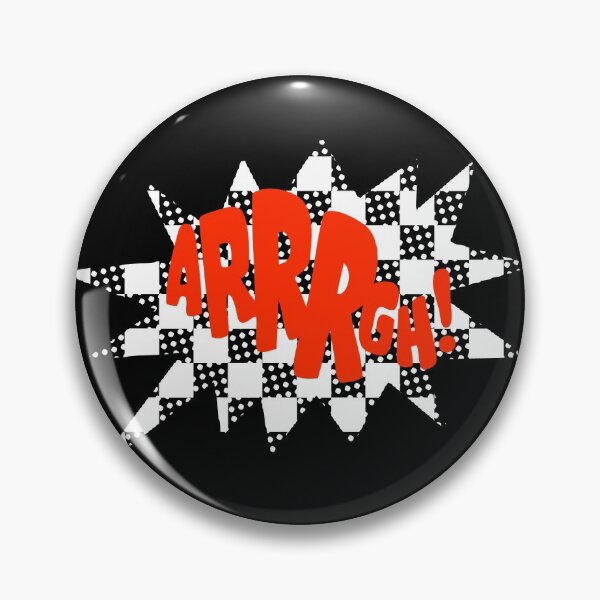 Item preview, red aargh classic comicbook style typography designed and sold by Fashionmonger.