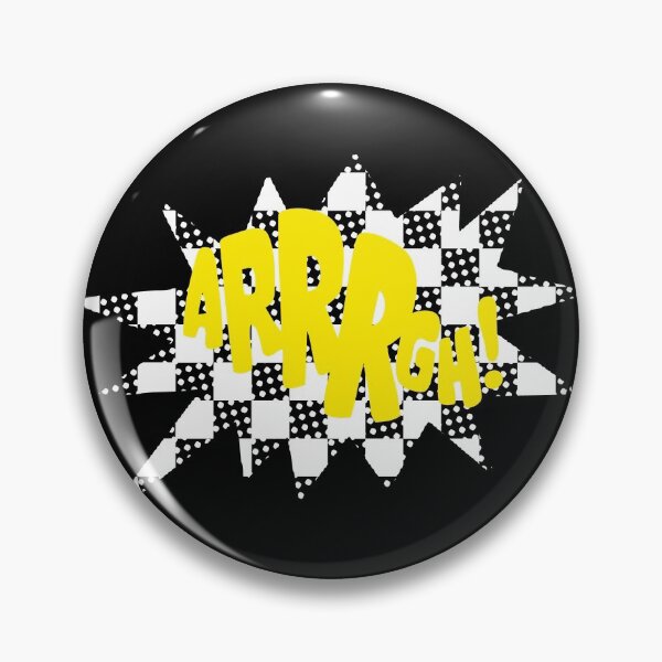 Item preview, yellow aargh classic comicbook style typography designed and sold by Fashionmonger.