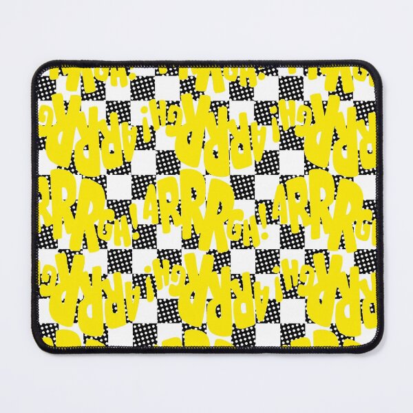 Item preview, yellow aargh classic comicbook style typography designed and sold by Fashionmonger.