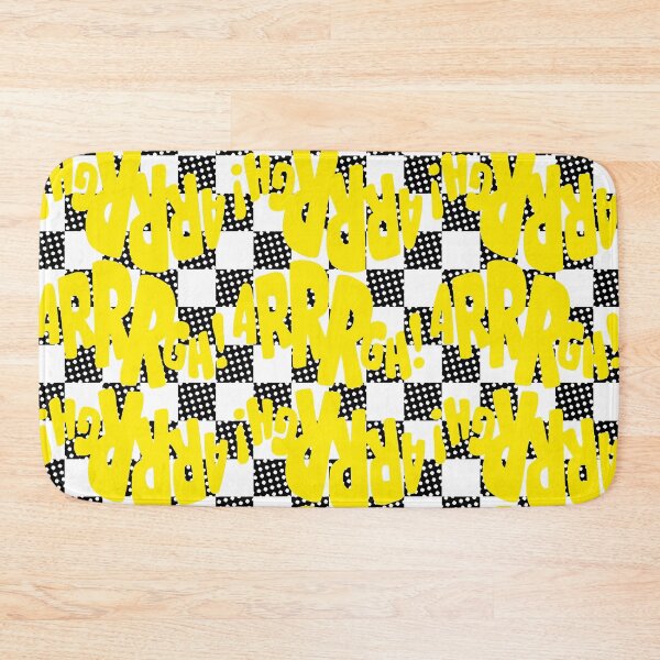 Item preview, yellow aargh classic comicbook style typography designed and sold by Fashionmonger.