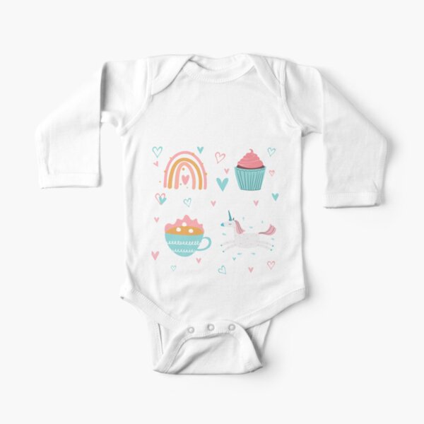 Girly Long Sleeve Baby One-Piece for Sale