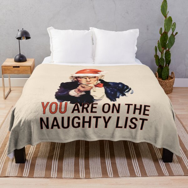 Item preview, You Are On The Naughty List | Funny Christmas designed and sold by DrawingBoard.