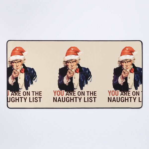 Item preview, You Are On The Naughty List | Funny Christmas designed and sold by DrawingBoard.