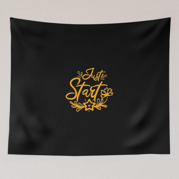 Item preview, Just Start Quote designed and sold by Open Canvas.