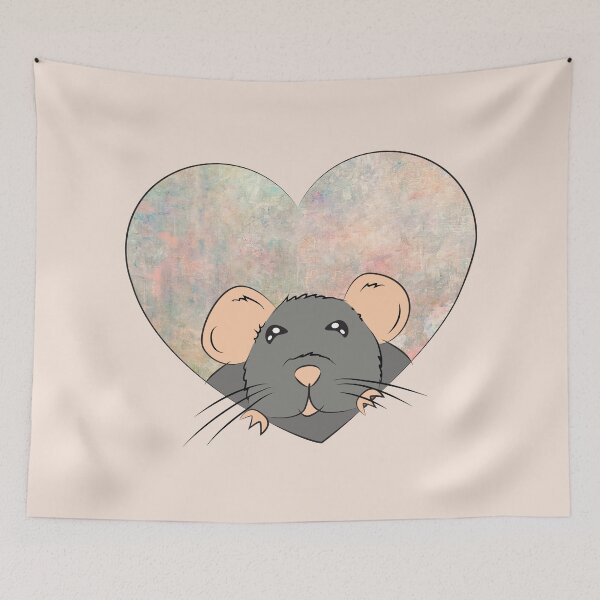Item preview, Rat loves you! designed and sold by FunnyChameleon.