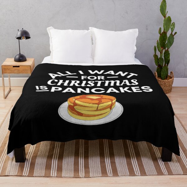 Item preview, All I Want for Christmas Is Pancakes - Funny Pancake Puns - Christmas Gift for Pancake Lovers designed and sold by CaitU.