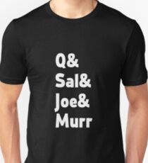 Impractical Jokers Line-Up (Font 2) (White Text) Unisex T-Shirt