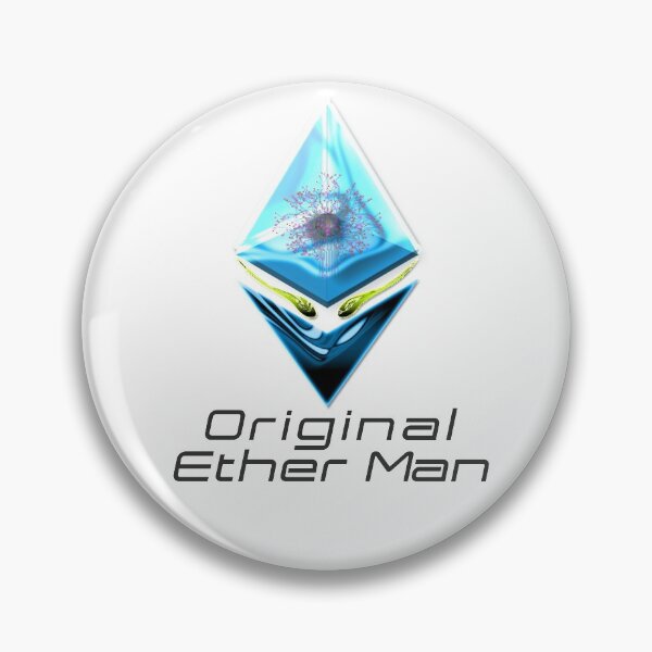 Item preview, OEM - Original Ether Man Light-Blue Colored Head With Positronic Brain & Lime-green Eyes Black Text designed and sold by Spirit-World.